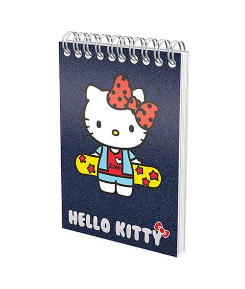 Blocnotes cu spira A6 70file matematica 80g/mp HelloKitty
