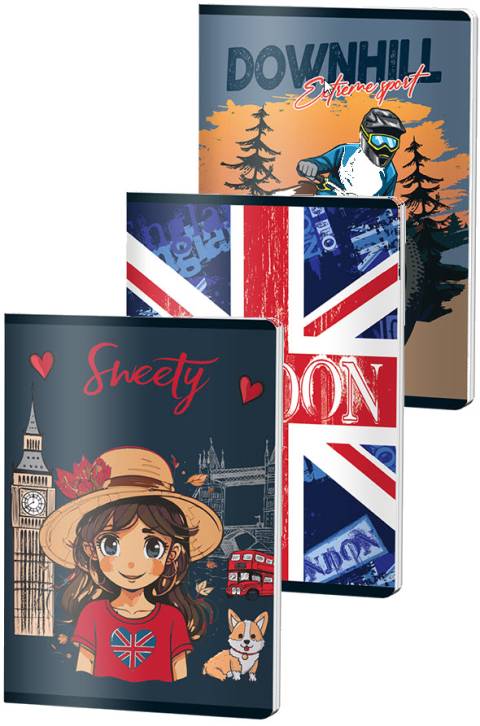 Caiet CLASIC A5 60file dictando, 70gr