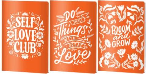 Caiet Dictando, A4, Pigna , coperta plastic, 60file, 70 gr, MIX ORANGE