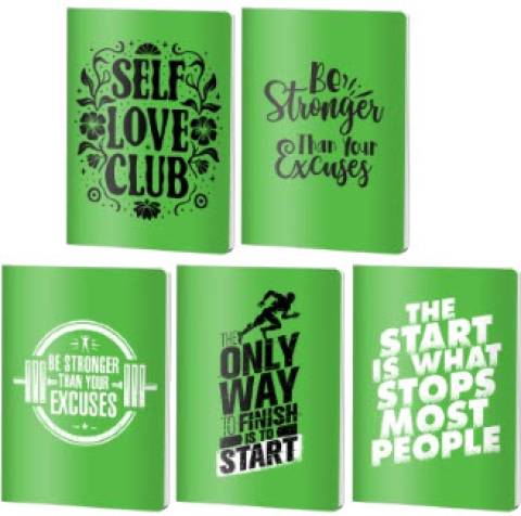 Caiet Matematica, A5, Pigna , coperta plastic, 48file, 70 gr, MIX VERDE