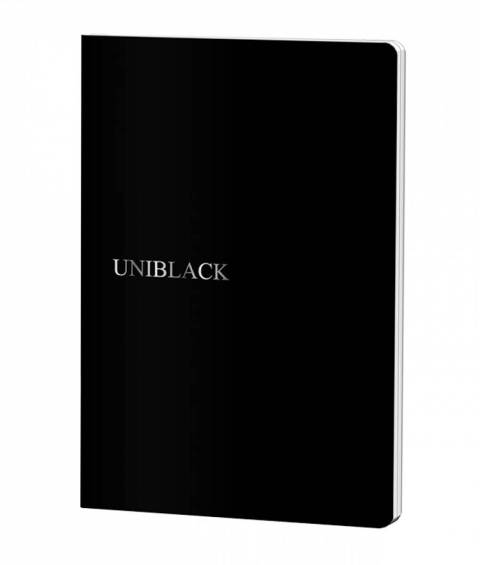 Caiet UNIBLACK PP A4 60file matematica 230 mic 70gr negru