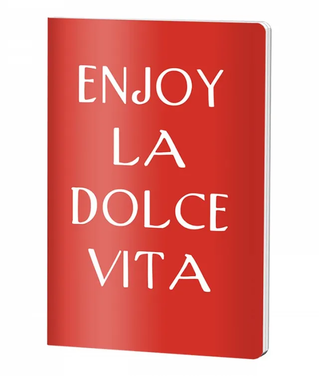 Caiet Capsat Dictando, A4, Pigna, coperta plastic, 60file, 70 gr, ELDV ROSU RC
