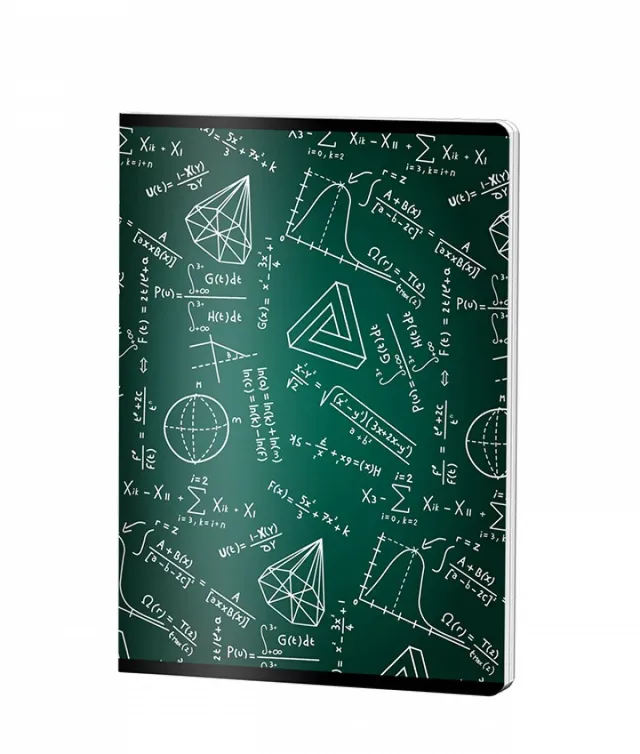 Caiet Capsat Matematica, A5, Pigna, coperta plastic, 48file, 70 gr, UNI MATH CR