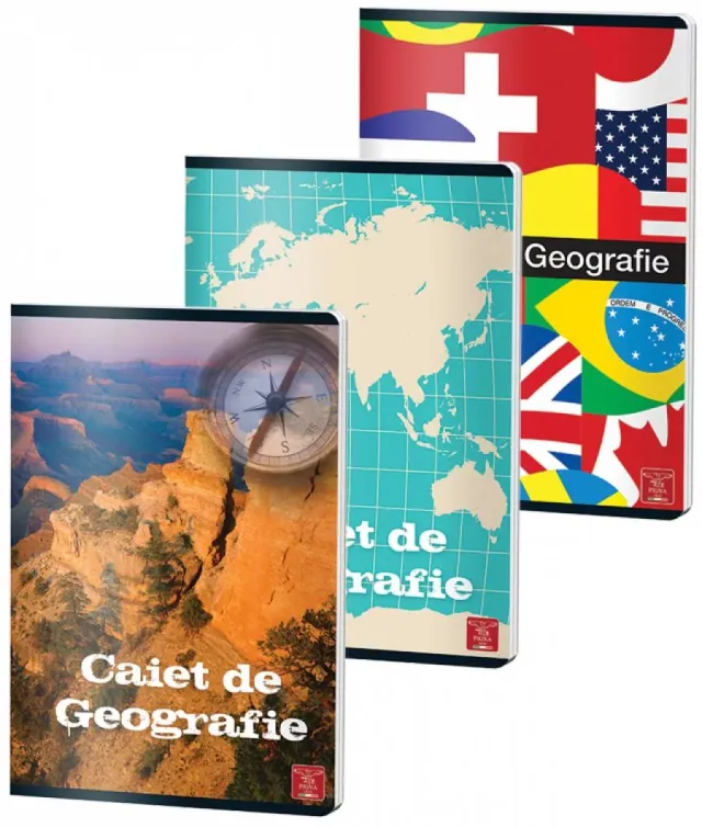 Caiet Geografie, A4, Pigna Clasic, 24file, 70grm