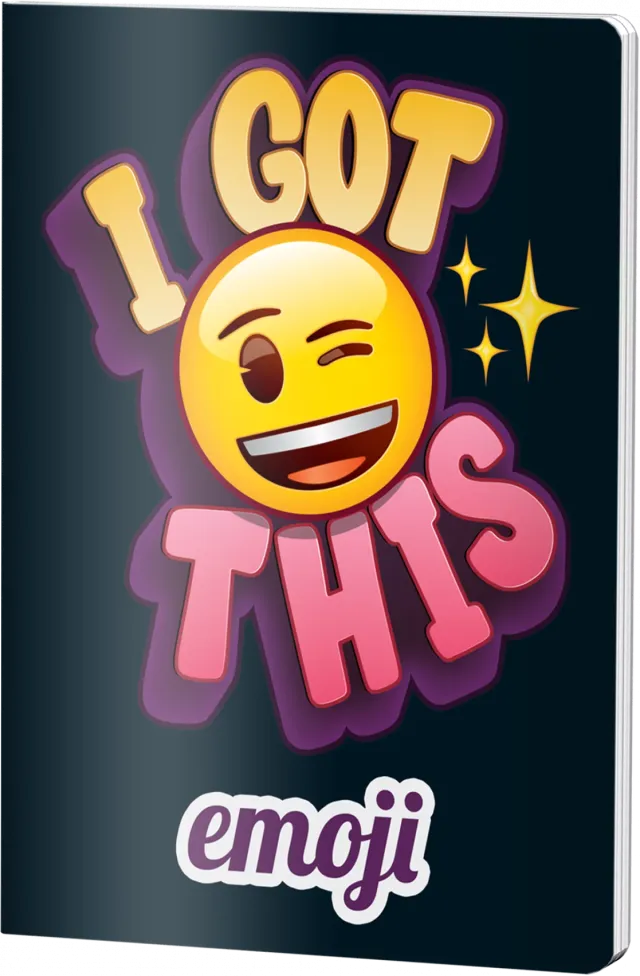 Caiet Matematica, A4 Studentesc, EMOJI CLASIC, 60file, 70gr, I GOT THIS