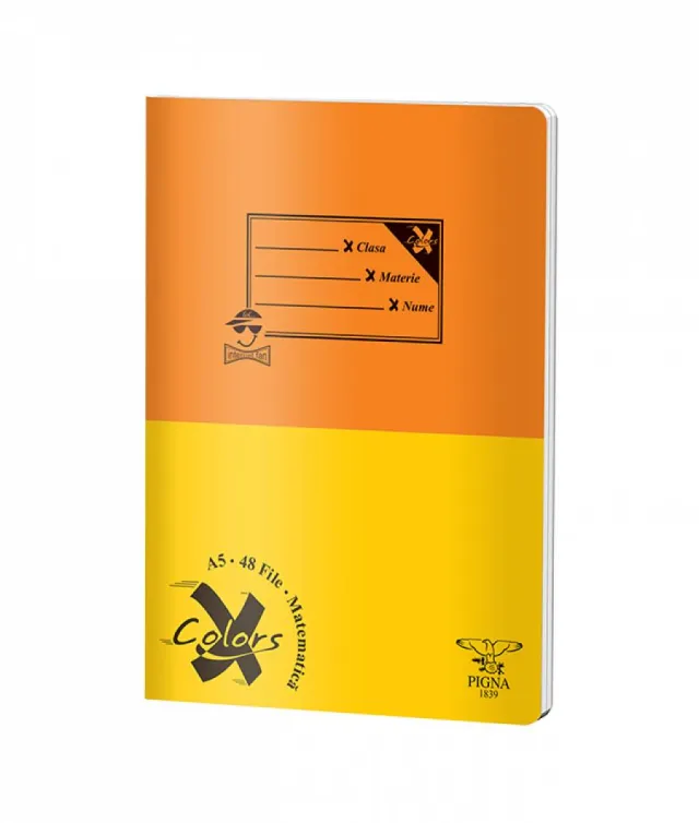 Caiet Matematica, A5, Pigna BASIC, 48file, 60 gr, MIX DESIGN – imaginea 5