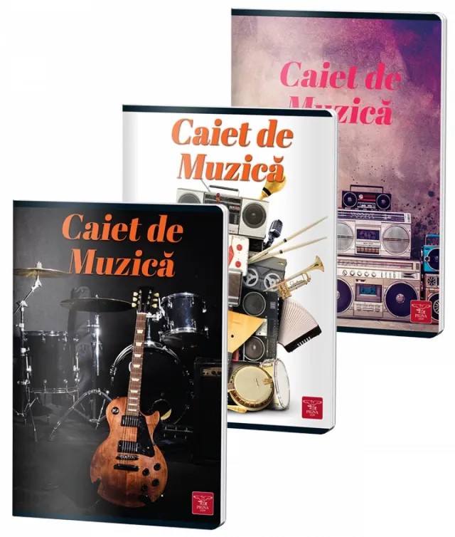 Caiet Muzica, A4, Pigna Clasic, 24file, 80grm