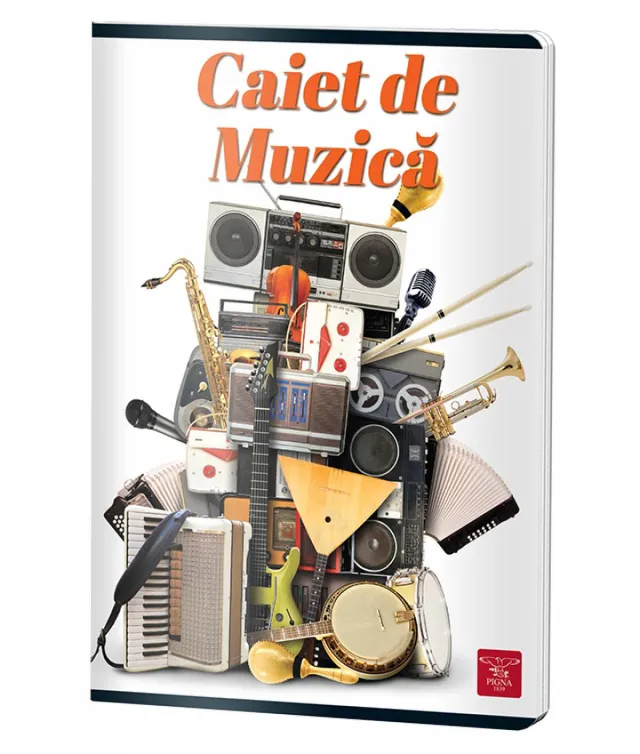Caiet Muzica, A4, Pigna Clasic, 24file, 80grm – imaginea 2